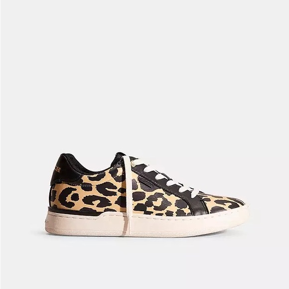 Coach Lowline Printed Sneakers - Leopard - Picture 4 of 7